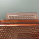 Art Deco pink glass plateau