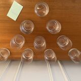 Bohemian crystal engraved glasses