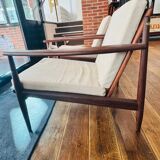 Pair of Danish armchairs in the style of Grete Jalk