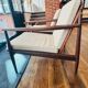 Pair of Danish armchairs in the style of Grete Jalk