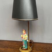 Table lamp. Porcelain, hand-painted.