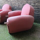 Pair of club chairs