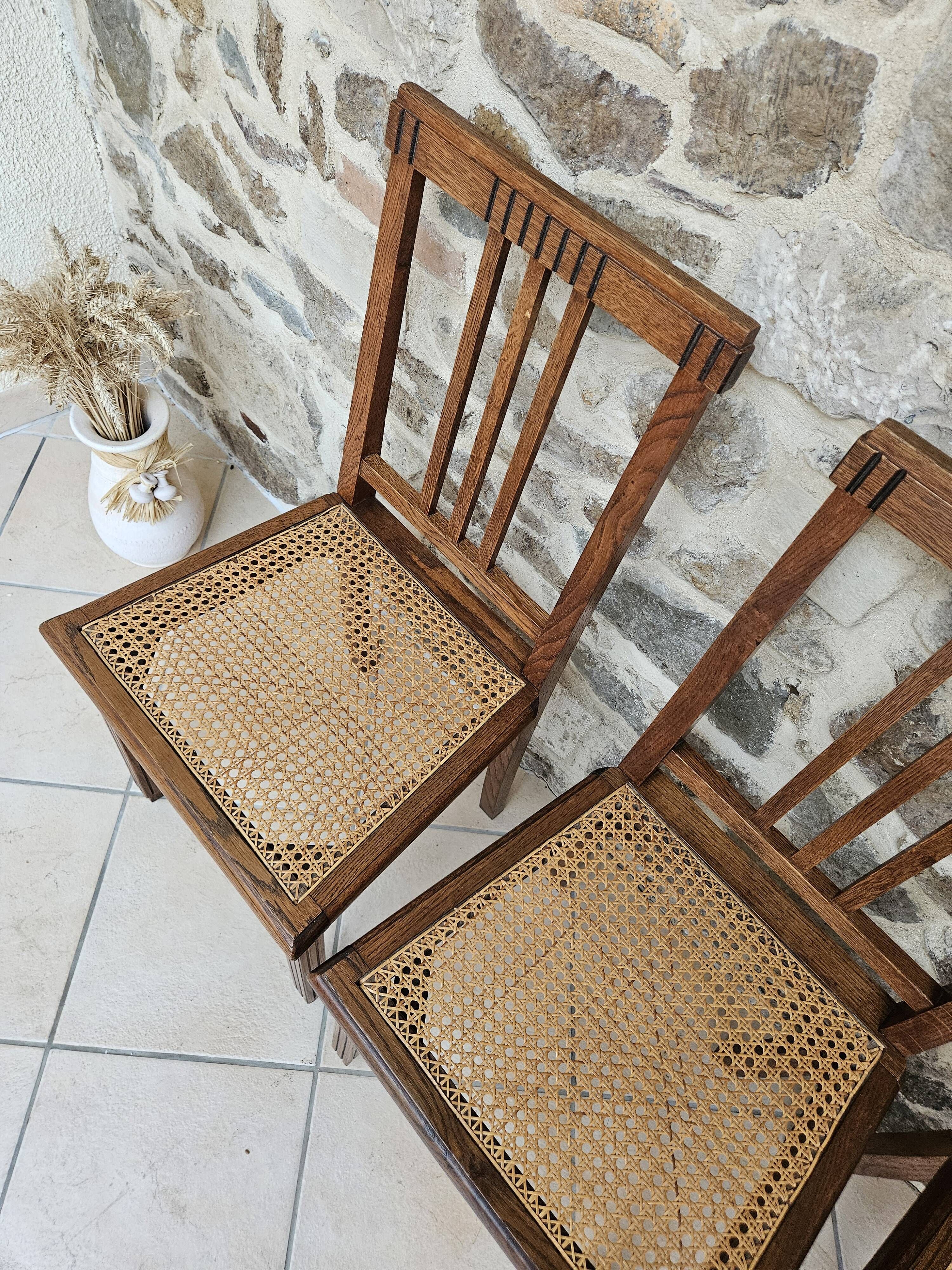 Lot of Art Deco chairs