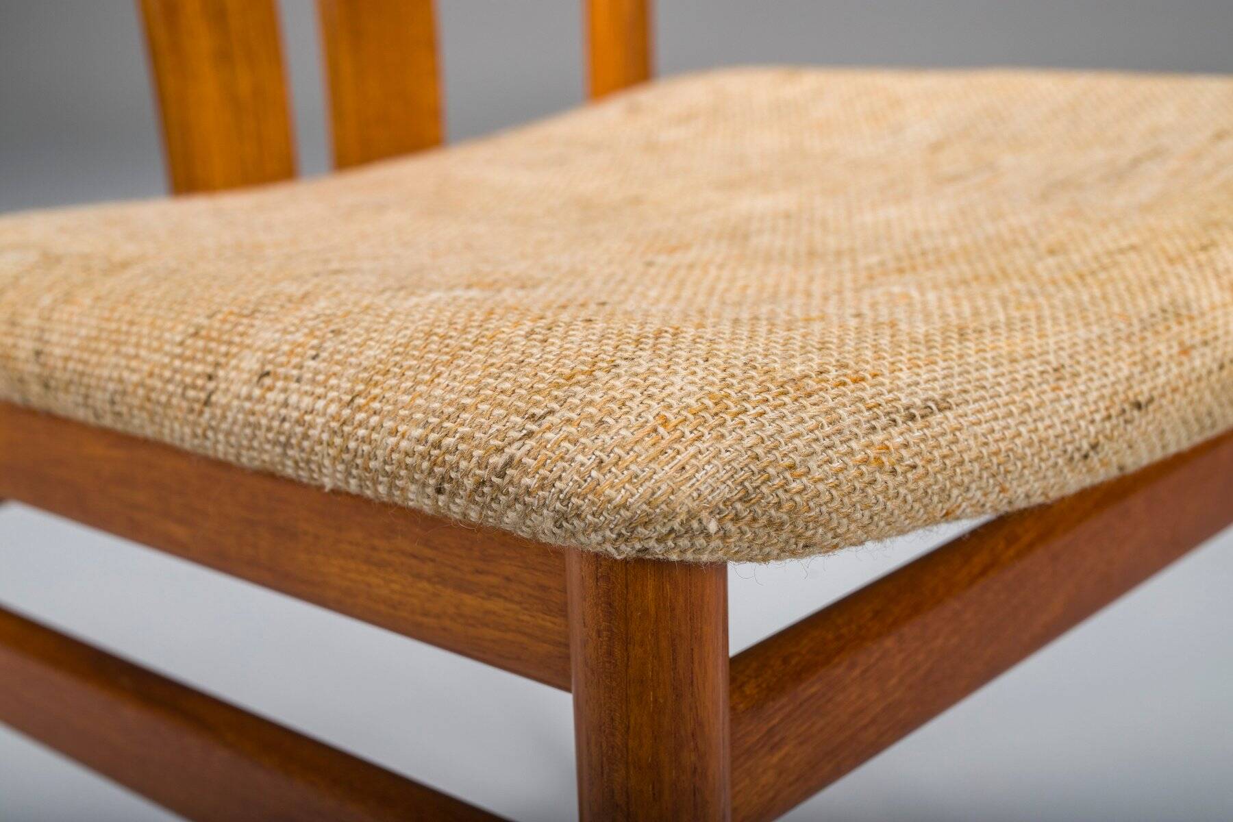 Mid-century modern Danish teak dining chair by Henning Sørensen for Vamdrup Stolefabrik, 1960s