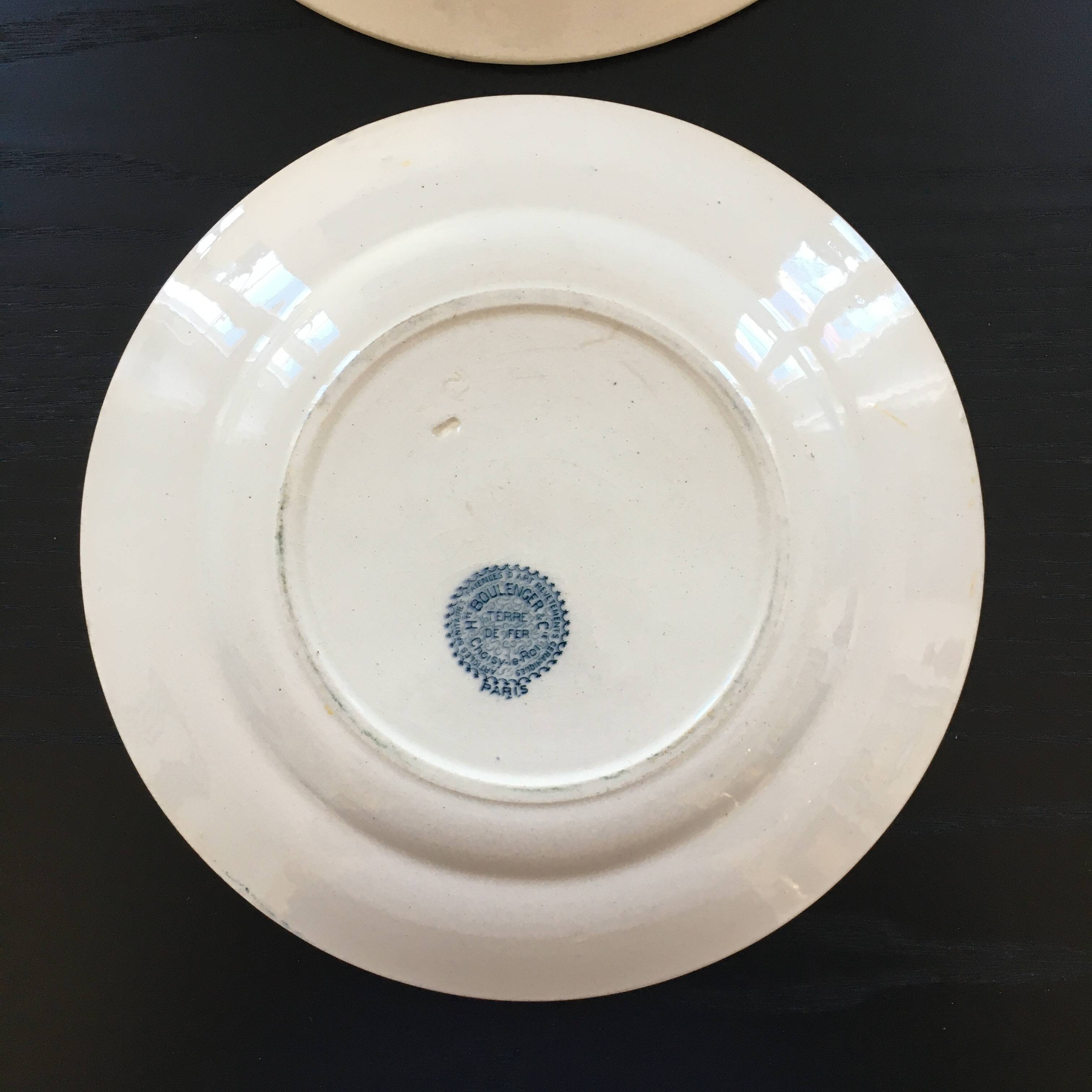 Pair of Terre de Fer plates