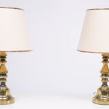 Table lamps, USA, 1970s, set of 2