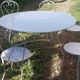 Rare antique wrought iron salon