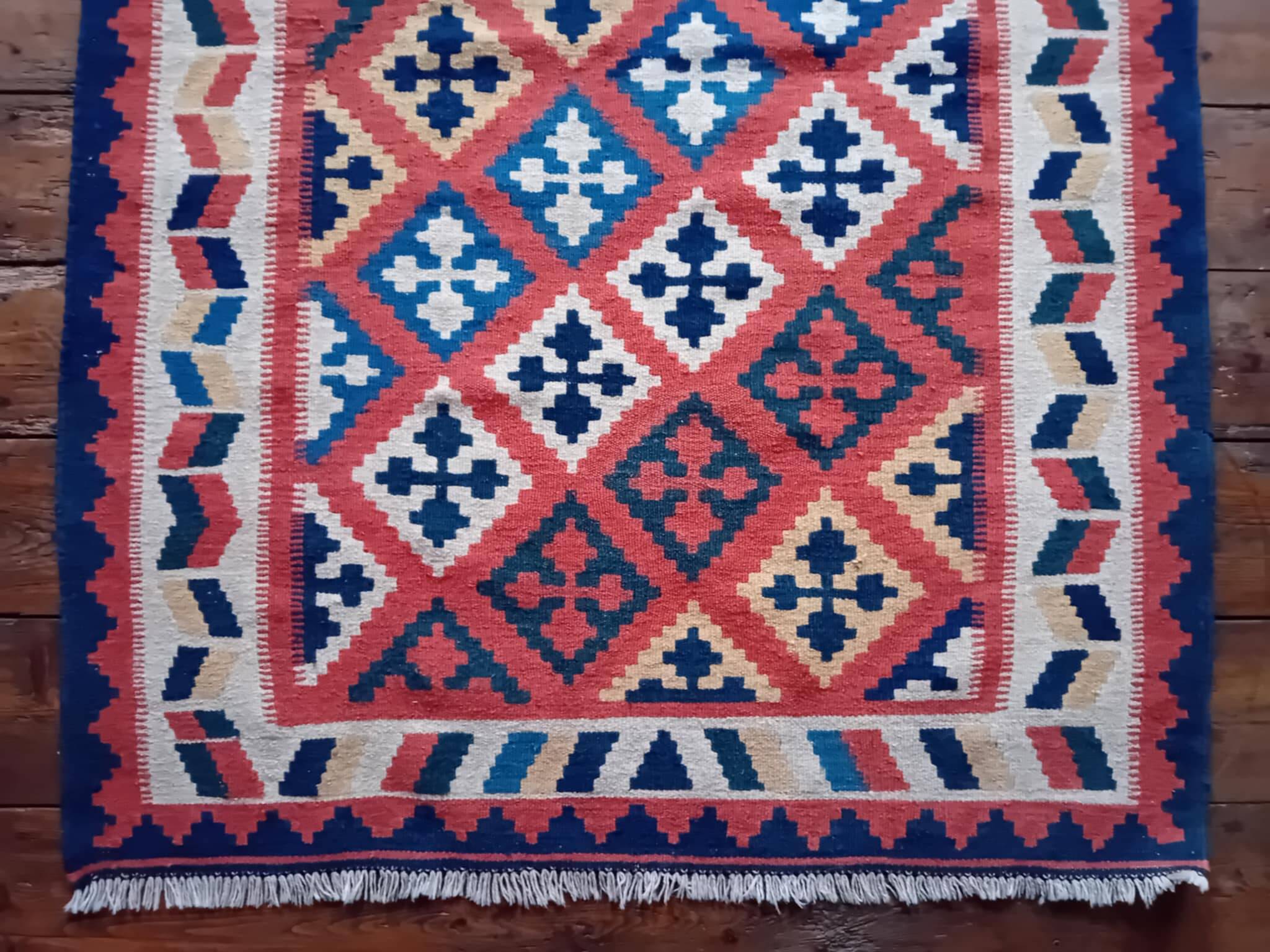 Handmade Afghan Kilim 185x127cm
