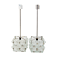 Set of Two Glass Pendant by Kamenicky Senov, 1960s
