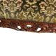 Vintage baroque chair with a rich floral pattern