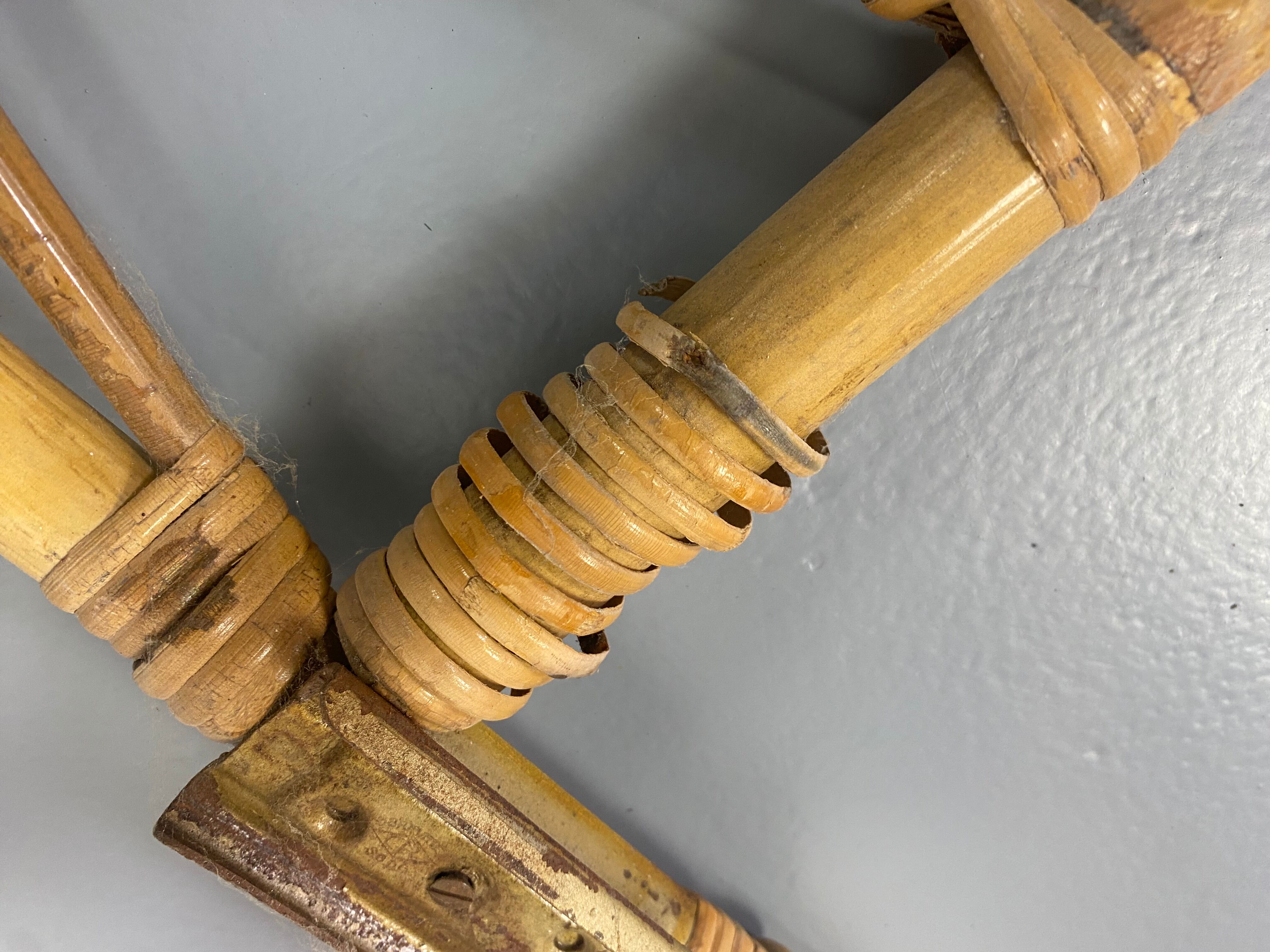 Rattan headboard and footboards