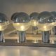 Pair of Motokko Ishii wall lights, vintage design, 70s