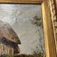 Tableau HST "Cottage by the roadside" calvary Brittany 19th century