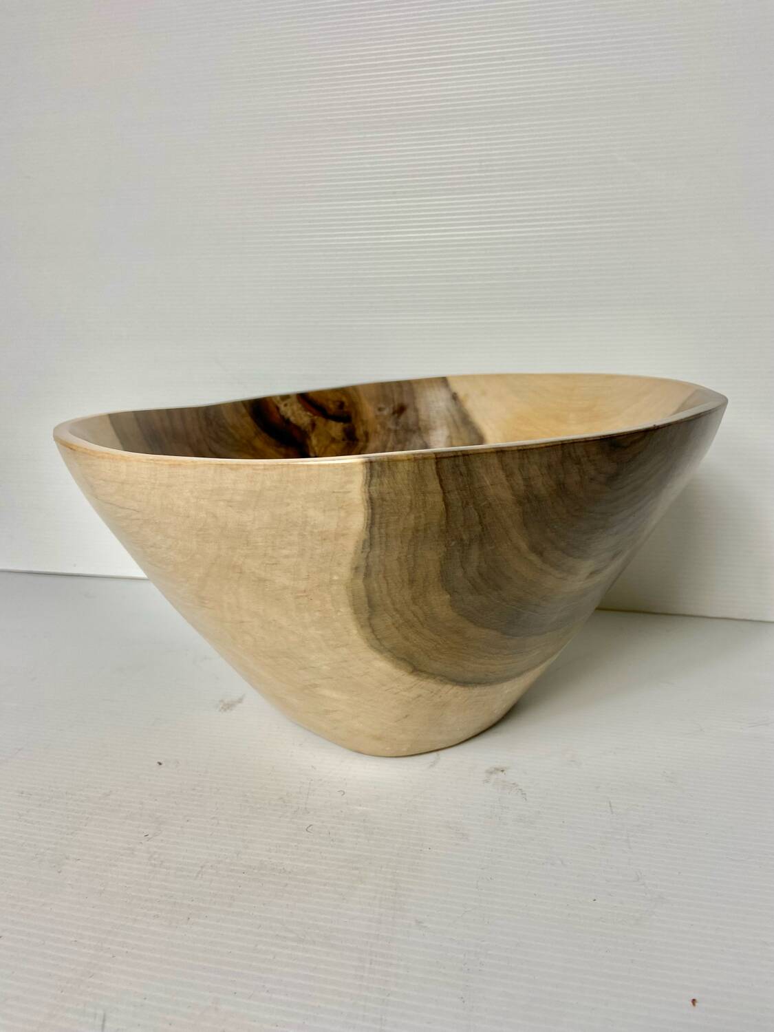 Large wooden bowl