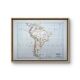 South America, vintage map, 1887, Authentic