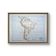 South America, vintage map, 1887, Authentic