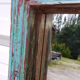 Miroir en teck birman ancien