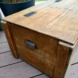 Former Chocolat Menier advertising wooden box