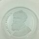 Set of 6 plates in relief glass Michel Angelo