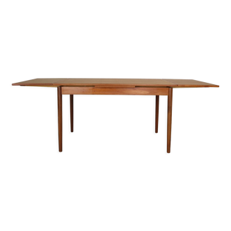Mid- century danish design extendable teak dining table, 1960s