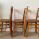 Lot de 3 chaises de bistrot anciennes