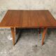 Table dining expandable wallet wood and veneer art déco