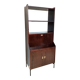 Vintage Walnut Bookshelf and Secretaire by Claudio Salocchi for Sormani, Italy