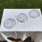 Crystal ashtrays