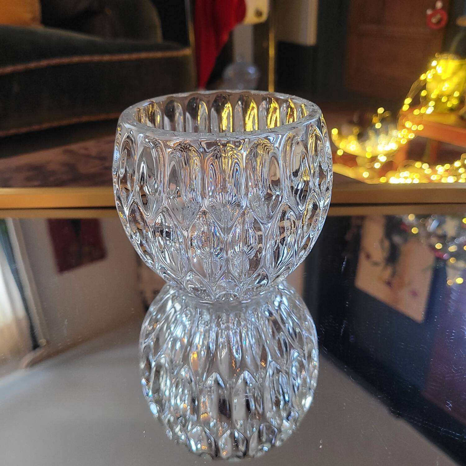 Photophore or soliflore vase with a globular silhouette - Circa 1970