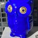 Blue owl, Longwy enamels