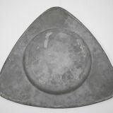 Old zinc flower pot saucer tin old zinc flower pot base