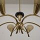 Brass chandelier from the 50s/60s