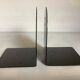 Pair of black metal bookends