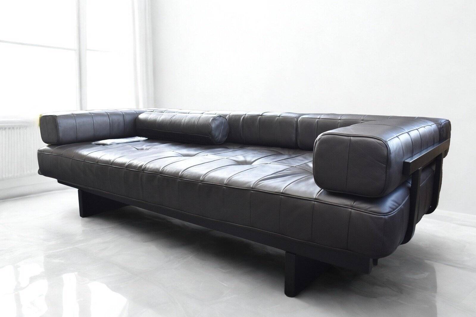 de Sede - De Sede Design Team - Sofa - DS 80 - Leather, Wood - Memory - New