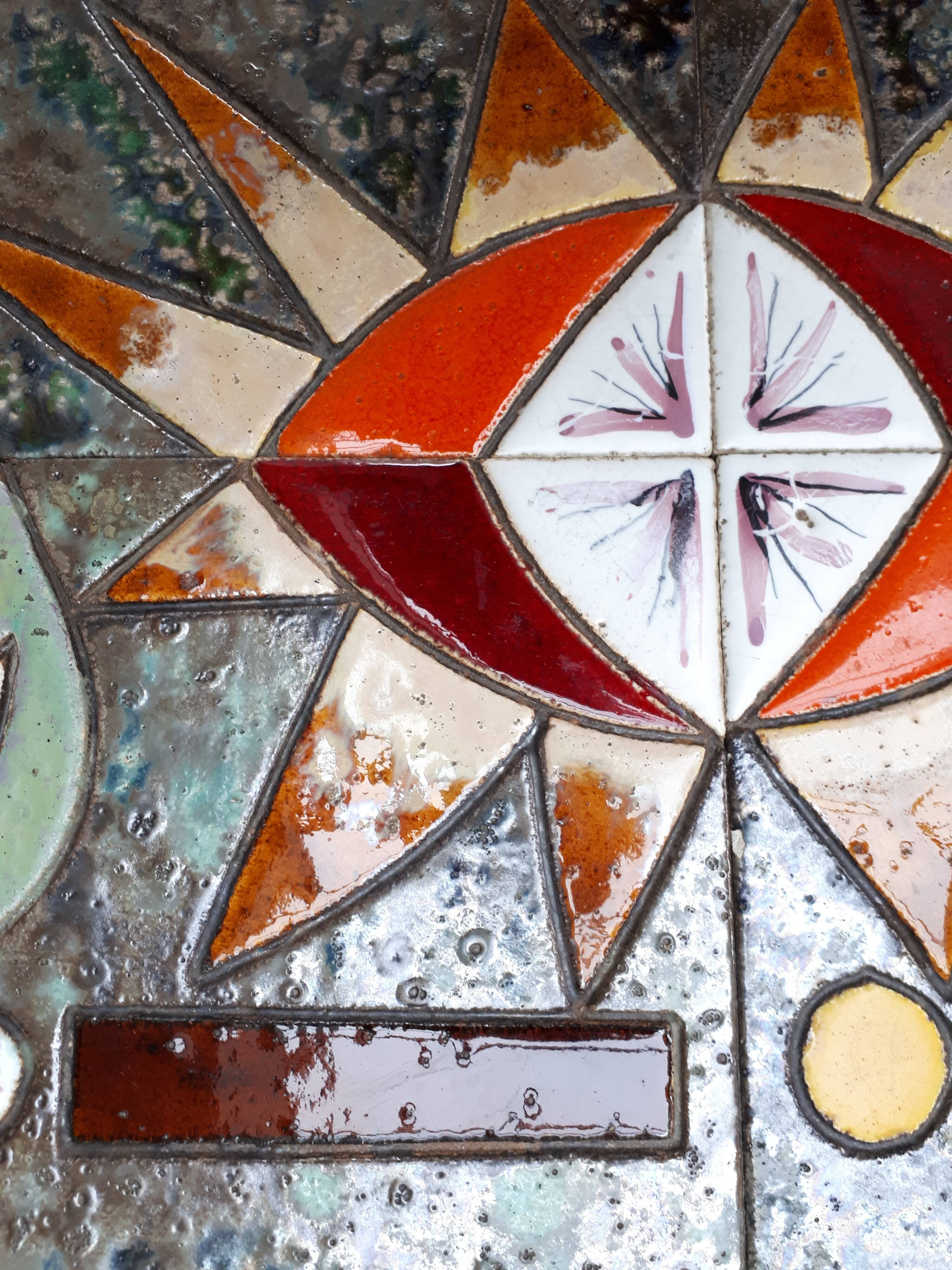 Ceramic coffee table by Corroyez 60