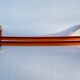 Set of 4 Burnt Orange 1970s Bathroom Accessories