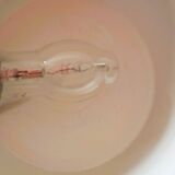 Old black Jieldé workshop lamp with clamp, 2 arms (35 and 50cm) - E27 150W.