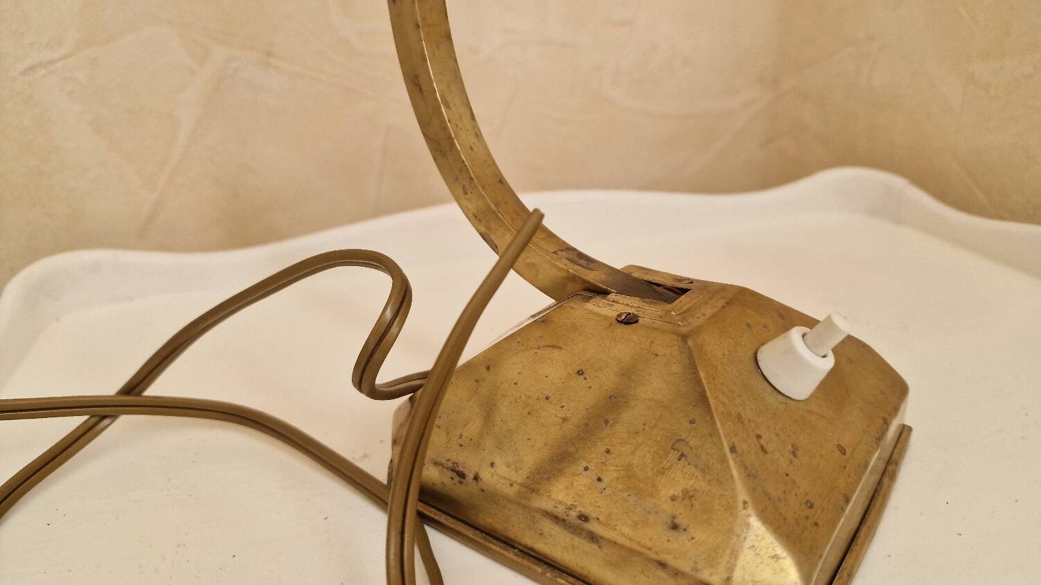 Vintage métal ,lampe de table