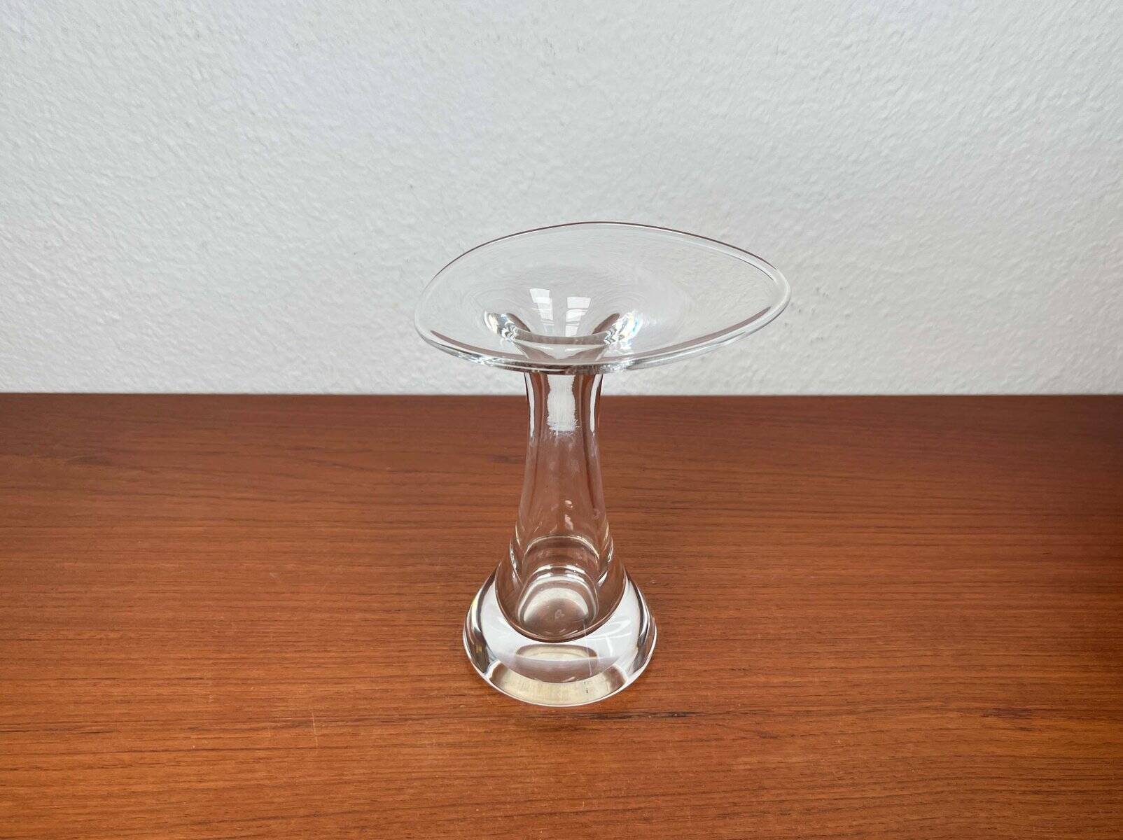 Vintage glass vase from the German Flamingo series by Peill & Putzler, 1970s.