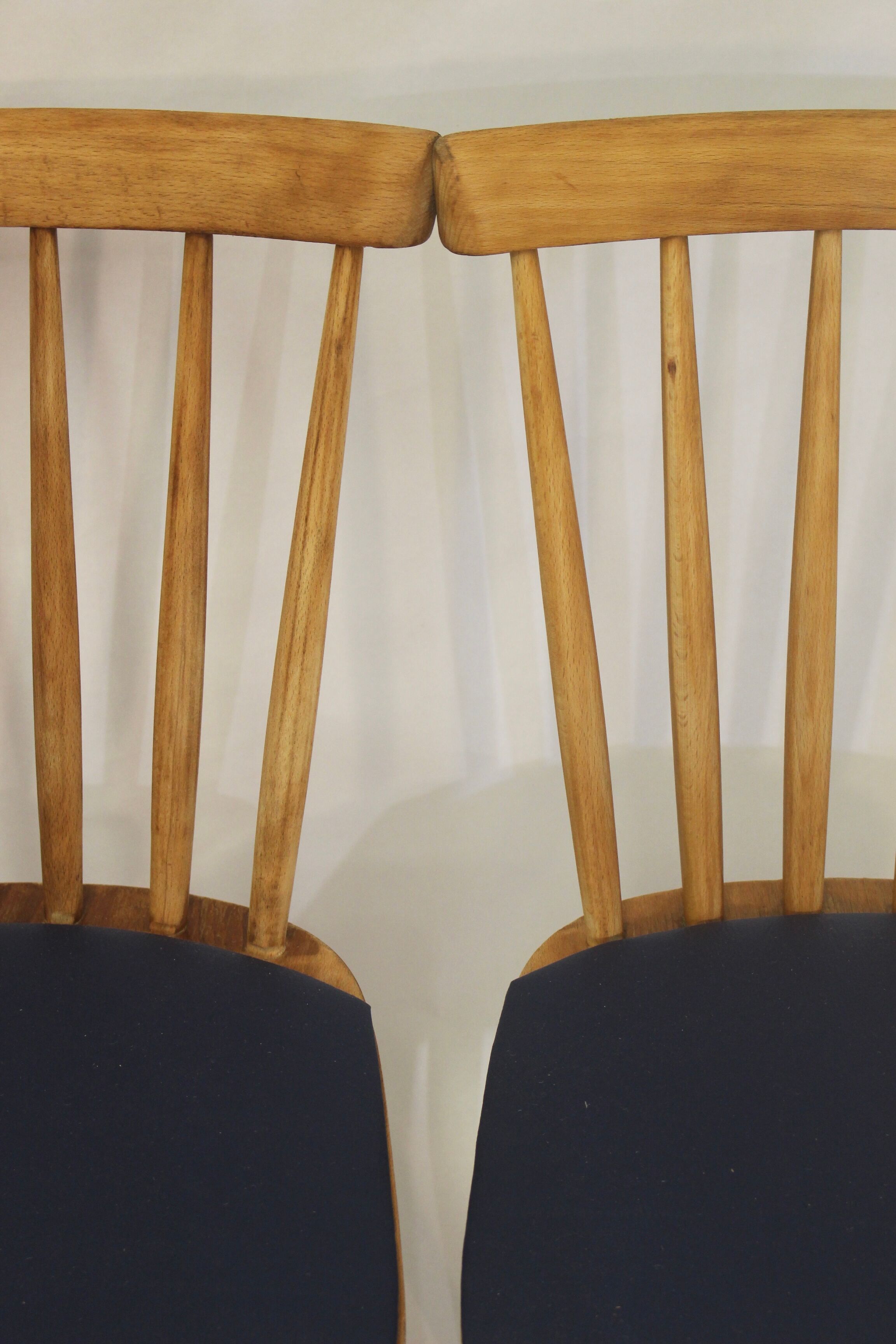 Lot de 6 chaises scandinave 1960