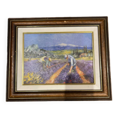 The lavender harvest