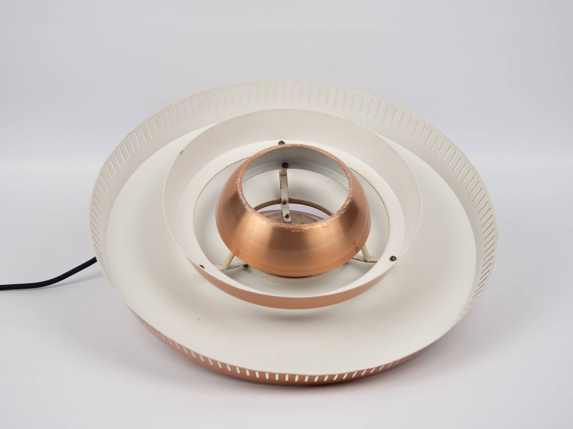 Danish vintage copper lamp from 1960s