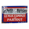 Enamelled plaque Le Petit Parisien