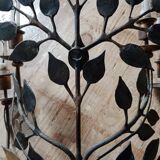 Homemade wall lights with rings