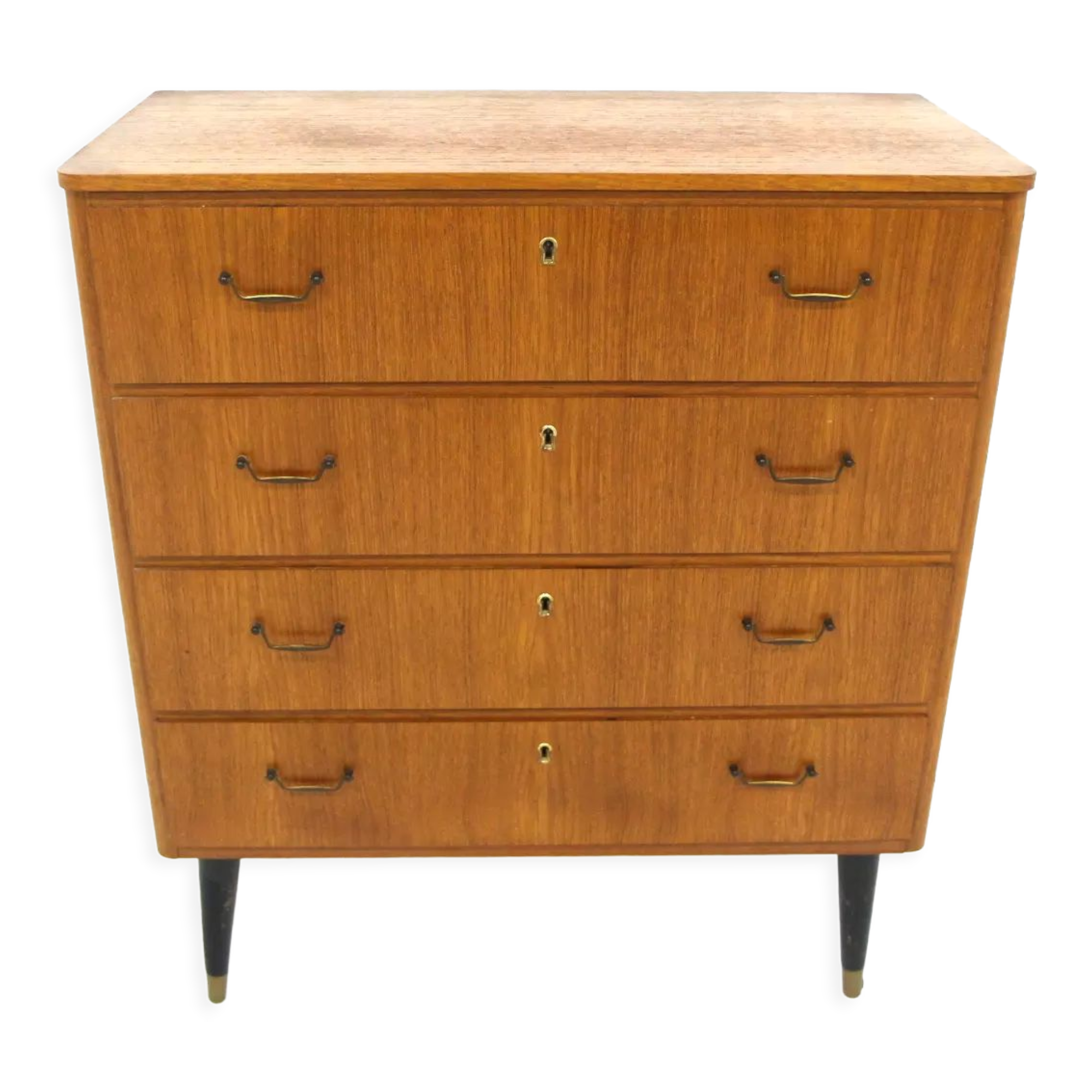 Scandinavian teak chest of drawers, Sweden, 1950