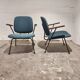 Paire de Fauteuils par Gijs van der Sluis pour van Der Sluis Steel Furniture
