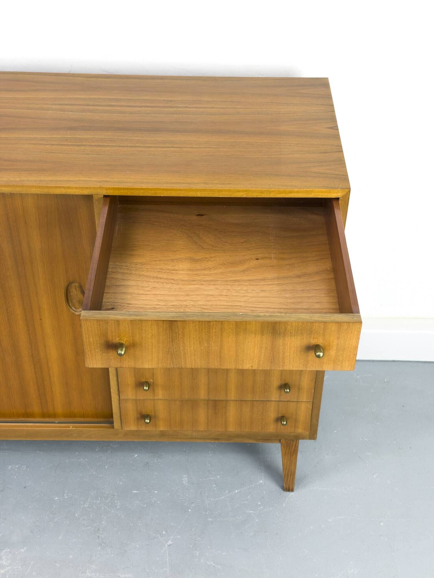 Mid-Century Sideboard in Walnut by Georg Satink for WK Möbel, 1950s