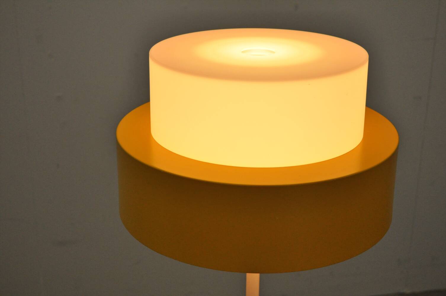 Swedish vintage table lamp by uno & osten kristiansson, luxus, 1960s