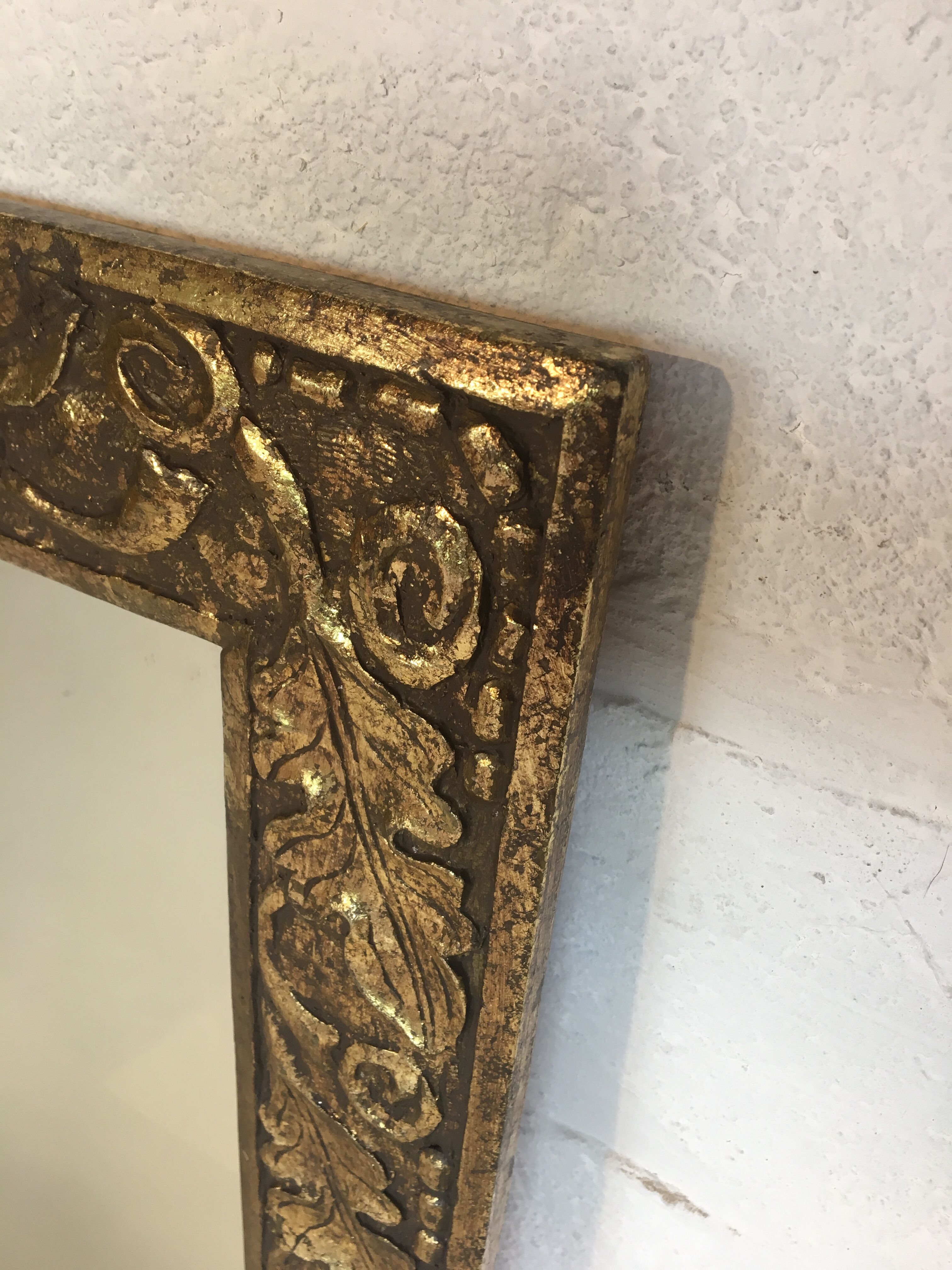 Gilded wood mirror 60x80cm