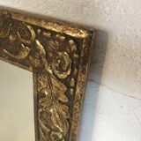 Gilded wood mirror 60x80cm